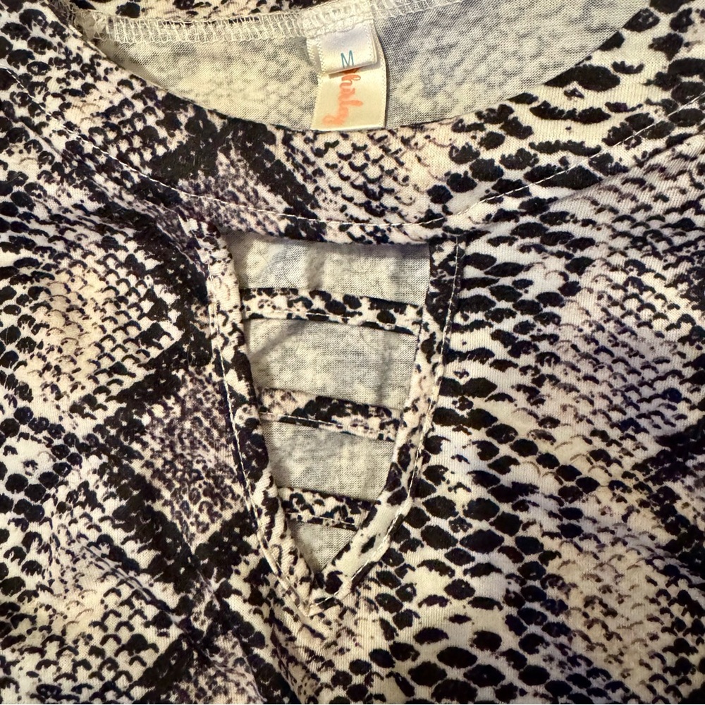 Shirley Snake Print Strappy Tank Top Women’s M